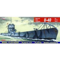   Mirage Hobby Deutsches U-Boot U 40 Typ IX A Turm I 1:400 (40045)
