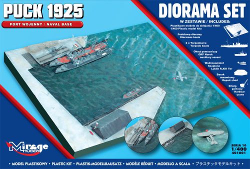 Mirage Hobby Puck 1925 Diorama Set (Naval Base) 1:400 (401001)