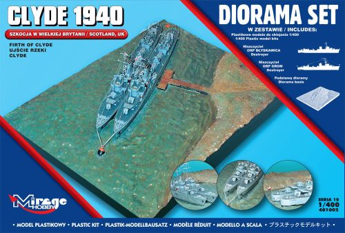 Mirage Hobby Clyde 1940 Diorama Set (Scotland,Firth of Clyde) 1:400 (401002)