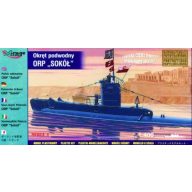   Mirage Hobby Polnisches U-Boot ORP Sokol mit Fotoätzteilen 1:400 (40428)