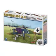   Mirage Hobby Halberstadt CL.II Photographic & Reconaissance Version With Crew & Ground Personnel For Fliegerabteilung Artillerie FA(A) Units 1:48 (480005)