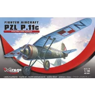   Mirage Hobby PZL P-11 C Polnische Luftwaffe mit Resin- und Fotoätzteilen 1:48 (481001)