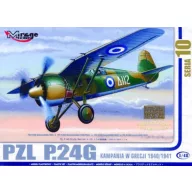   Mirage Hobby PZL P.24 G Griechenland 1940/41 mit Resin- und Fotoätzteilen 1:48 (48108)
