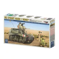   Mirage Hobby M3 STUART Mk I 'HONEY' light tank 1:72 (720006)