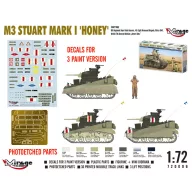   Mirage Hobby M3 STUART Mk I 'HONEY' light tank 1:72 (720006)