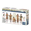 Mirage Hobby BRITISH TANK CREW, AFRICA 1941 Tankmen from 8th Regiment Royal Irish Hussars British 7th Armored Division „Desert Rats” 1:72 (720007)