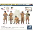 Mirage Hobby BRITISH TANK CREW, AFRICA 1941 Tankmen from 8th Regiment Royal Irish Hussars British 7th Armored Division „Desert Rats” 1:72 (720007)
