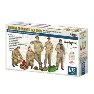   Mirage Hobby WW2 BRITISH ARMY ARMOURED CAR CREW, WINTER 1944/45 1:72 (720009)