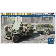 Mirage Hobby U.S. ARMY 1?4?TON, 4×4 TRUCK 1:72 (720012)