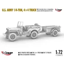 Mirage Hobby U.S. ARMY 1?4?TON, 4×4 TRUCK 1:72 (720012)