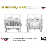 Mirage Hobby U.S. ARMY 1?4?TON, 4×4 TRUCK 1:72 (720012)