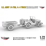 Mirage Hobby U.S. ARMY 1?4?TON, 4×4 TRUCK 1:72 (720012)