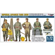   Mirage Hobby WW2 IMPERIAL JAPANESE TANK CREW + one Imperial Naval Landing Force Food Supplier 1:72 (720014)