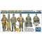 Mirage Hobby WW2 IMPERIAL JAPANESE TANK CREW + one Imperial Naval Landing Force Food Supplier 1:72 (720014)