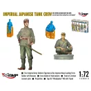 Mirage Hobby WW2 IMPERIAL JAPANESE TANK CREW + one Imperial Naval Landing Force Food Supplier 1:72 (720014)
