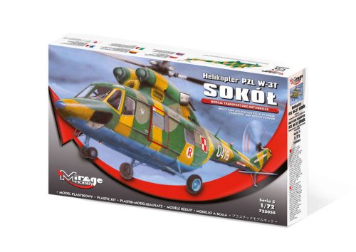 Mirage Hobby MULTI-TASK HELICOPTER PZL W-3T SOKOL(TRANSPORT AND RESCUE VERSION) 1:72 (725055)