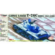   Mirage Hobby Leichter Panzer T-26 C Modell 1937 mit 45 mm Kanone 1:72 (72611)