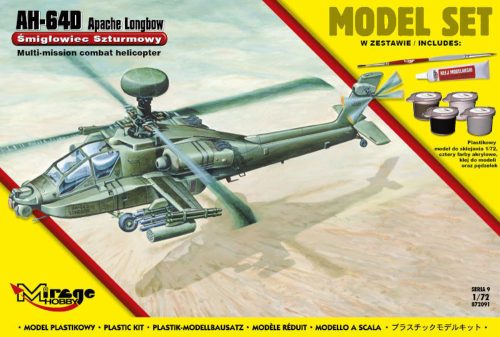 Mirage Hobby AH-64D APACHE Longbow (Model Set) 1:72 (872091)
