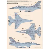 Mistercraft F-16C BLOCK 52 + JASTRZAB HAWK 1:48 (G-116)