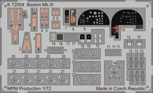 MPM Boston Mk.II for MPM 72559 1:72 (100-K72004)