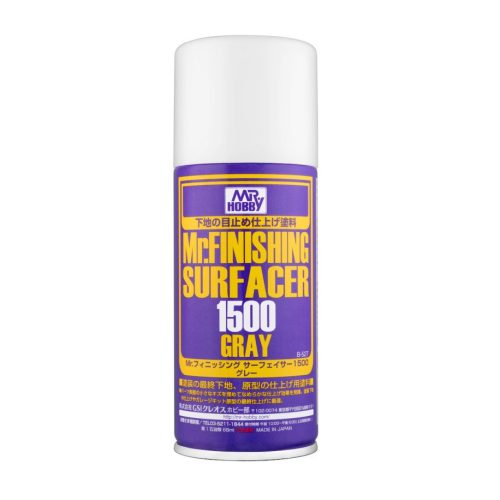 Mr. Finishing Surfacer Spray 1500 Gray B-527 (170ml)