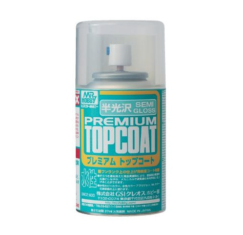 Mr. Premium Top Coat Semi-Gloss Spray B-602 (100ml)