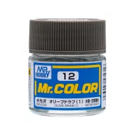 Mr. Color Paint C-012 Olive Drab (1) (10ml)
