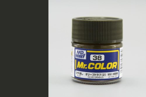Mr. Color Paint C-038 Olive Drab (2) (10ml)