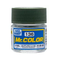 Mr. Color Paint C-136 Russian Green (2) (10ml)