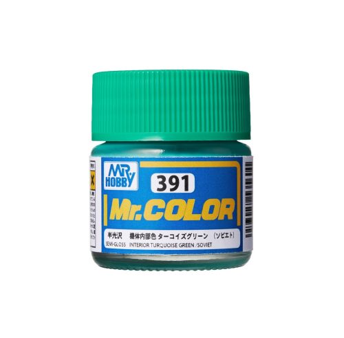 Mr. Color Paint C-391 Interior Turquoise Green (Soviet) (10ml)