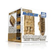 Mr. Color Modulation Set Dark Yellow (4x18ml) CS-582