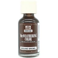   Mr. Weathering Color Ground Brown Panel Line & Washing (40ml) EWC-02