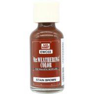   Mr. Weathering Color Stain Brown Panel Line & Washing (40ml) EWC-03