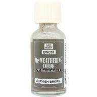   Mr. Weathering Color Grayshe Brown Panel Line & Washing (40ml) EWC-07