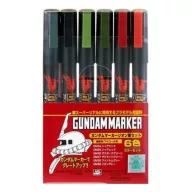 Gundam Marker Set Zeon 6 Color GMS-108