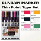 Gundam Marker Set Fine Edge 6 Color GMS-110