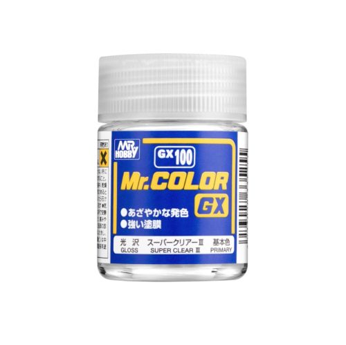 Mr. Color GX Paint (18 ml) Gloss Super Clear III GX-100