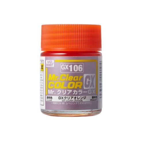 Mr. Color GX Paint (18 ml) Clear Orange GX-106