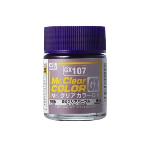 Mr. Color GX Paint (18 ml) Clear Purple GX-107