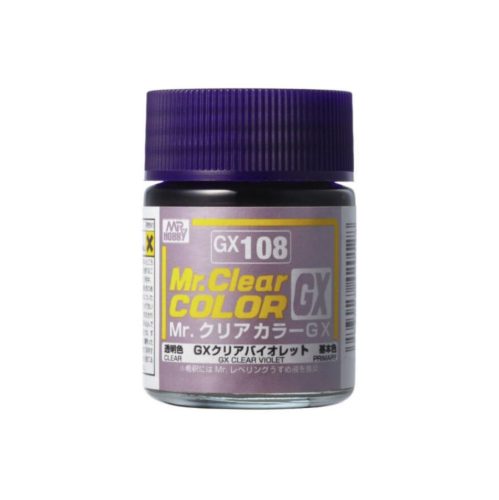 Mr. Color GX Paint (18 ml) Clear Violet GX-108