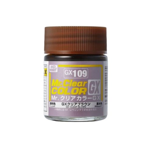 Mr. Color GX Paint (18 ml) Clear Brown GX-109