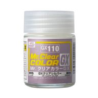 Mr. Color GX Paint (18 ml) Clear Silver GX-110