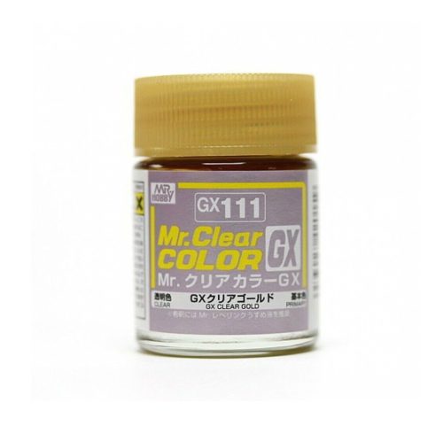 Mr. Color GX Paint (18 ml) Clear Gold GX-111
