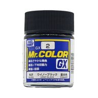Mr. Color GX Paint (18 ml) Ueno Black GX-2