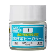 Aqueous Hobby Color Paint (10 ml) White H-001