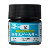 Aqueous Hobby Color Paint (10 ml) Black H-002