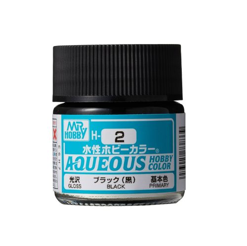 Aqueous Hobby Color Paint (10 ml) Black H-002