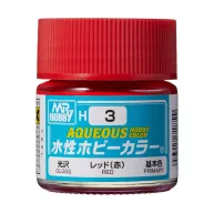 Aqueous Hobby Color Paint (10 ml) Red H-003