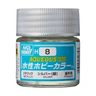 Aqueous Hobby Color Paint (10 ml) Sliver H-008