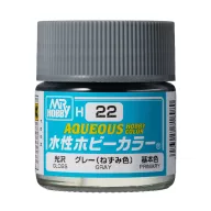 Aqueous Hobby Color Paint (10 ml) Gray H-022